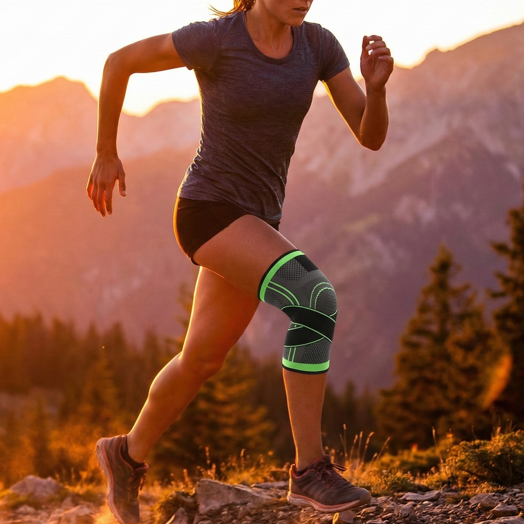 Rodillera de Compresión Deportiva Ajustable <br>¡Lleva dos al precio de una!